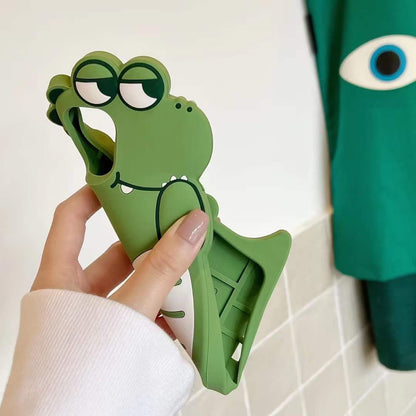 Thickened Anti-Fall Applicable Mobile Phone Case Dinosaur Phone Case Cartoon Silicone Case