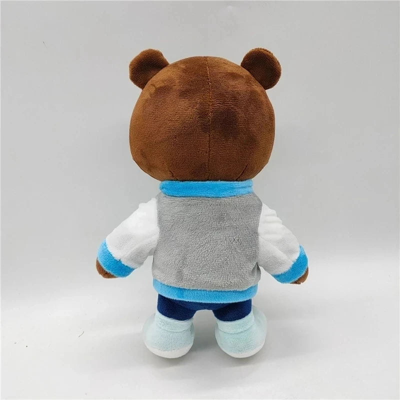 26Cm Kawaii Kanye Dropout Bear Teddy Bear Plush Toys Kanye West Graduation Soft Stuffed Home Room Decor Birthday Gift