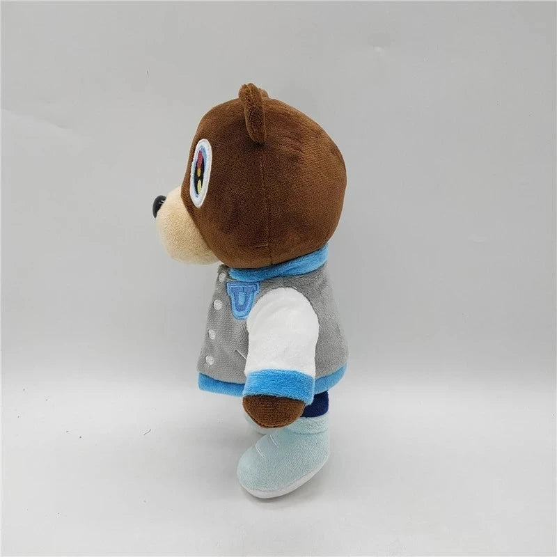 26Cm Kawaii Kanye Dropout Bear Teddy Bear Plush Toys Kanye West Graduation Soft Stuffed Home Room Decor Birthday Gift